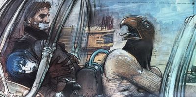 D'après Enki BILAL Dormir pour échapper à celui qui abreuve …