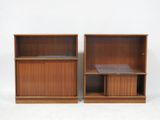 pair of mid century danish teak bookcases
