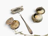 a bunch of items that are sitting on a white surface