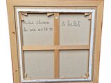 a picture of a picture of a window with writing on it