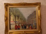 a picture of a painting hanging on the wall