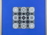 an image of a picture of a blue square with a pattern on it