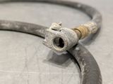 a close up of a hose on a table