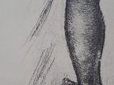 an image of a drawing of a man ' s legs and feet