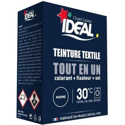 teinture textile tout-en-un idéale : colorant, fixateur, sel