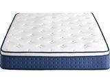 gros plan d'un matelas sur fond blanc