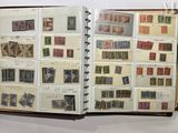 a book with a lot of stamps on it