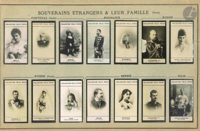 DIVERS. Lot de cartes de visite autographes et de photograph…