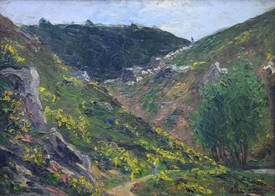 Ecole moderne "Paysage de montagne" - Photo 1