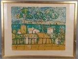 une image d'une image d'une image d'une peinture sur un mur