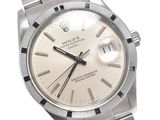 an image of a rolex watch with a white dial and roman numerals