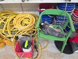 many different types of hoses and hoses on the floor