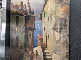 a picture of a painting hanging on the wall of a room