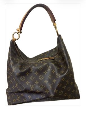 louis vuitton monogram canvas hobok shoulder bag