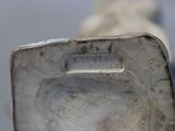 a small white object that is sitting on a table