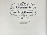 the cover of the book decouvete de la marine