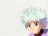 une image représentant un personnage d'anime aux cheveux blancs et aux yeux bleus