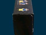 a black box that has a bunch of pictures on it