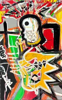 ECOLE CONTEMPORAINE Le poussin hurleur