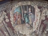 a picture of a painting on the wall of a room
