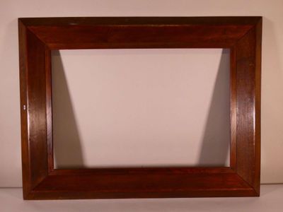 Cadre de tableau en chêne naturel. Circa 1950. Trous de xylo… - Photo 1