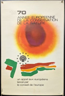 une publicité pour le 70e anniversaire de la Convention européenne de l'Union européenne
