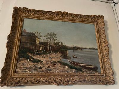 une photo d'un tableau accroché au mur