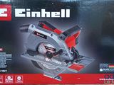 the box of a circular saw is sitting on a table