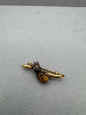 a small insect that is sitting on a white surface