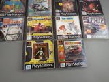 a lot of video games sitting on a table