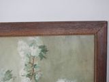 a picture of a painting of flowers in a vase
