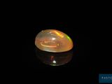 an oplite is shown in the dark with a black background