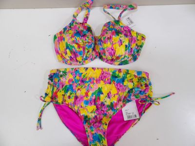 a close up of a bikini and panties on a table