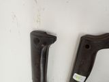 two handles that are attached to a wall