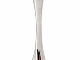a silver candle holder on a white background