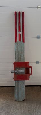 a fire hydrant that is next to a fire hydrant in a garage