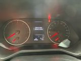 a close up of a car dashboard with a speedometer