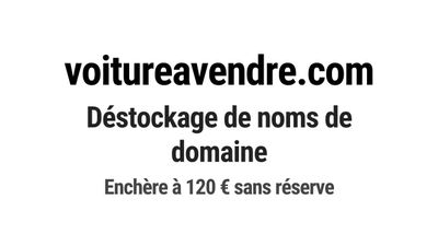 Nom de domaine voitureavendre.com.