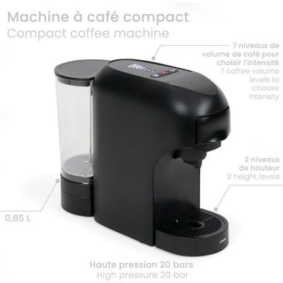 une photo d'une machine à café avec des instructions sur le côté