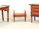 three pieces of furniture that are sitting on the floor
