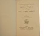 an old book with a black and white title on it