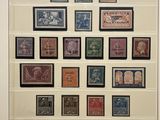 a picture of a picture of a collection of stamps on display