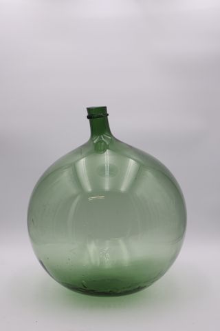 Bonbonne dame-jeanne en verre soufflé H : 46 D : 33