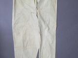an image of a pair of white pants hanging on a wall