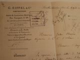 an old document with writing on it on a table