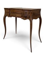 Table de toilette en acajou et placage d'acajou, le plateau …