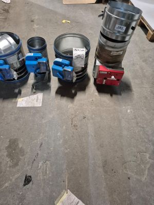 Lot comprenant plusieurs clapets coupe-feu circulaires de ma…