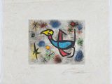 an image of a painting of a bird with a star in its beak