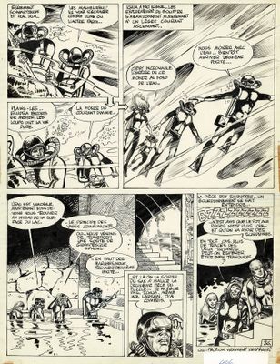 une page tirée du premier numéro de la bande dessinée « L'Incroyable Spider-Man »