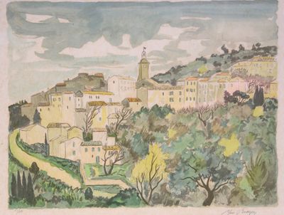 Yves BRAYER (1907-1990) Automne à Ramatuelle